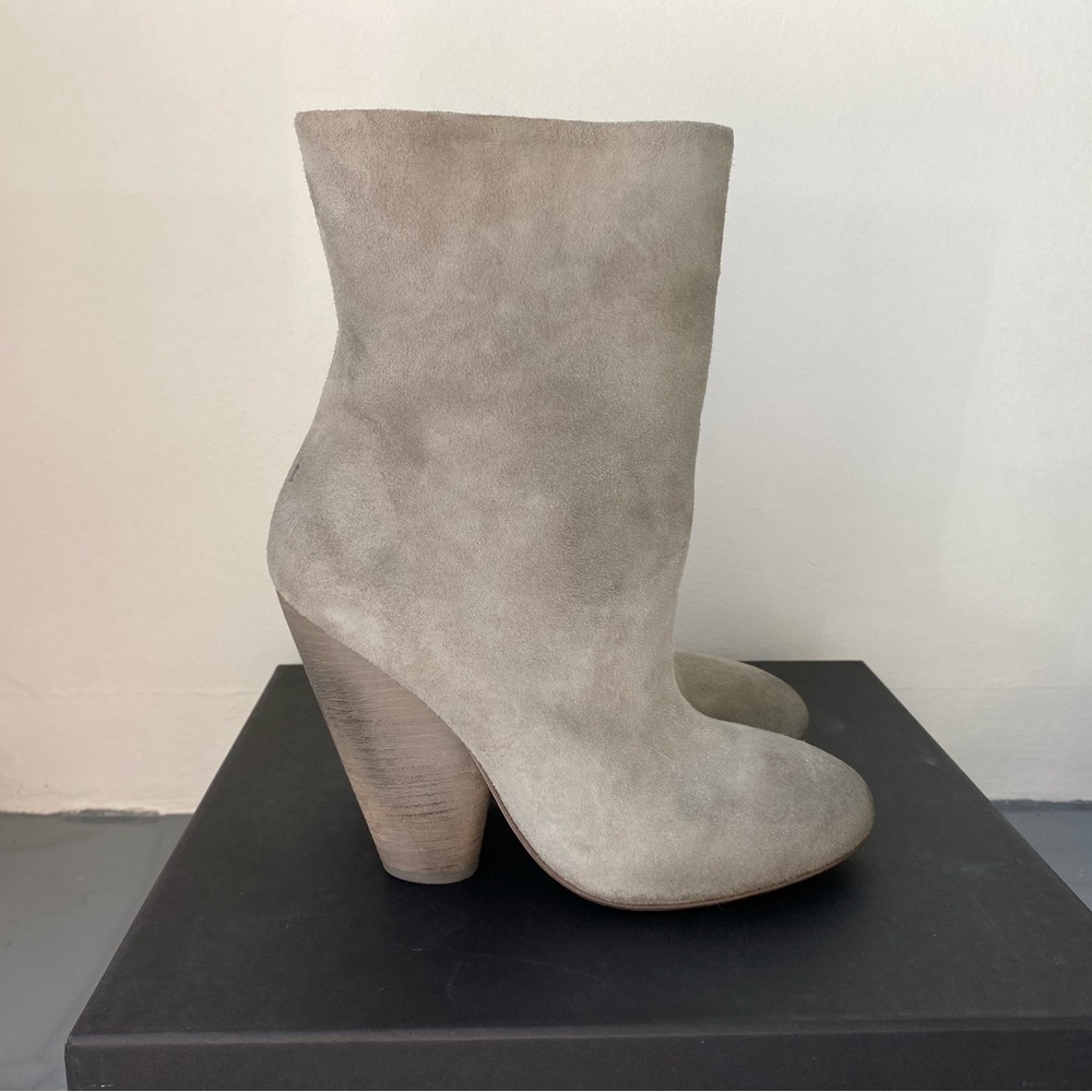 Marsell Grey Suede high heel boots. As good as new, in original box. Size 38